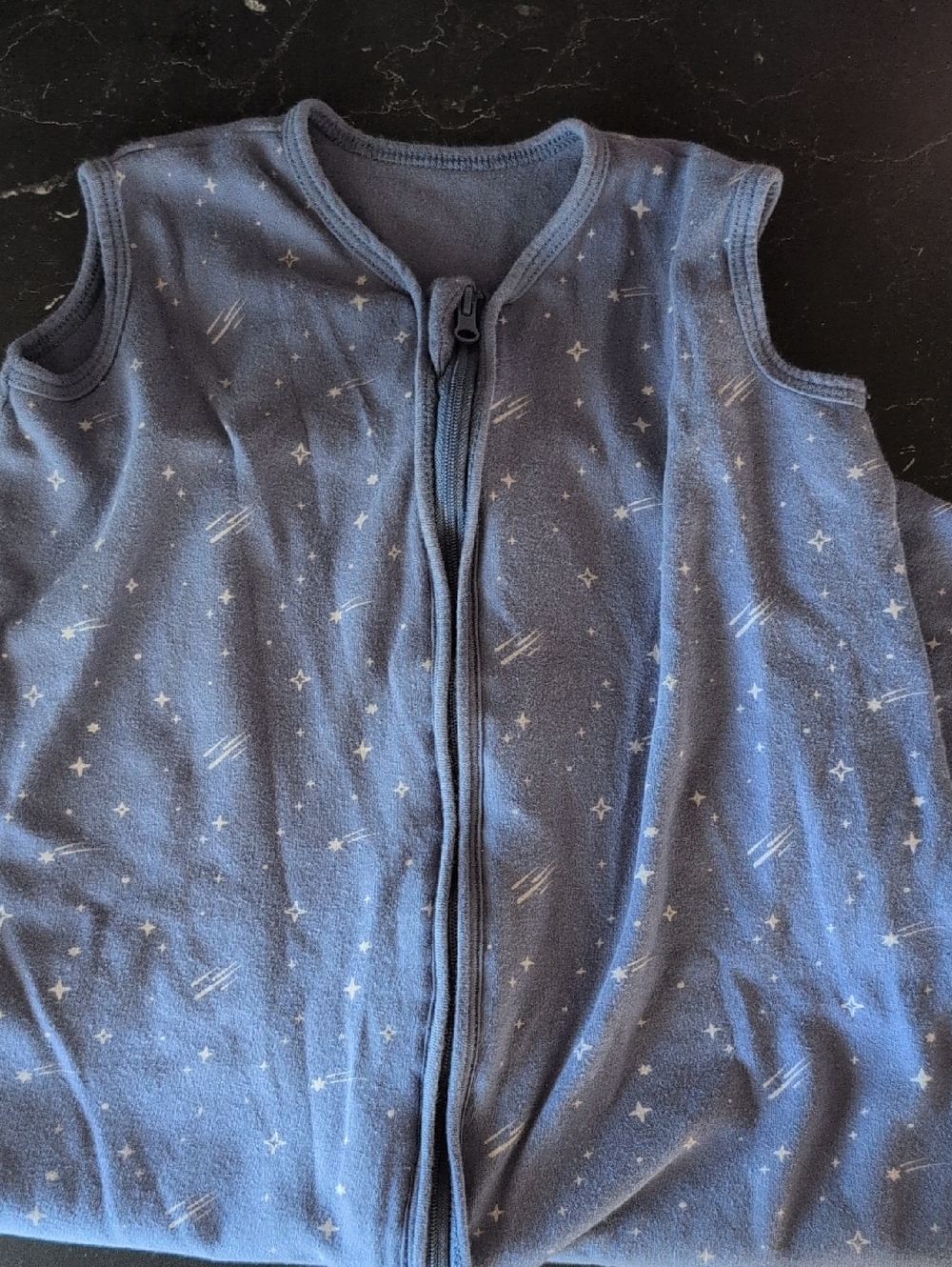 Sleeveless Sleep Sack - Navy Star Print